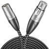 deleyCON CAVO MICROFONICO XLR MASCHIO A XLR FEMMINA 20M QUALITÀ STUDIO 20.0 METRI