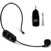 PELLOR MICROFONO ARCHETTO WIRELESS UHF 2 IN 1 PER AMPLIFICATORE PROFESSIONALI