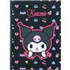 CERDÁ LIFE'S LITTLE MOMENTS Diario A.S. 2026/27 Kuromi Cerdà | Licenza Ufficiale Sanrio | 320 Pagine | Scuola Elementari e Medie | Copertina Rigida Soft Touch con Decorazioni Punk Kawaii