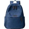 YOUCAI Zaino Vintage in Tela Grande Capacità Uomo Zaino per Laptop Backpack Donna Zaino Porta Blu