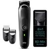 Braun MGK3440 tagliacapelli Nero, Grigio Nichel-Metallo Idruro (NiMH)
