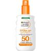 Garnier Ambre Solaire Hydra Protect+ Spray solare protezione 24h SPF 5