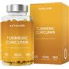 Aavalabs Curcumina Curcuma e Piperina, Zenzero | Capsule vegane ad alt