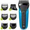 Braun Series 3 310BT Rasoio Trimmer Nero, Blu 1 pz Altro