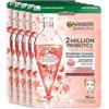 Maschera Viso Garnier SkinActive 2 Milioni di Probiotici 5 St