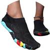 Generico Scarpe da Scoglio Mare Scarpette Scogli per Entrare in Acqua Scarpetta Ginnastica Donna Uomo Roccia Spiaggia Piscina Neoprene Tg Trasparenti Immersione con Sassi Lago Il