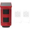SIXRUN Allarme Solare a Infrarossi da Esterno con Rilevatore di Movimento Pet-friendly Regolabile 120 Decibel Forte per Fienile Impermeabile IP53
