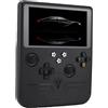 VBESTLIFE Console di Gioco Portatile retrò, Schermo da 6 Pollici con Batteria da 6000 MAh e Scheda di Memoria da 128 GB, per Giochi Classici e Giochi Portatili (BLACK)