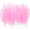 PATIKIL 4-7 Piume D'Oca Naturali All'Ingrosso Per Artigianato, 200 Pezzi Piume Lunghe Multicolori Per Decorazioni DIY Come Acchiappasogni, Cappello， Ghirlande, Vasi, Rosa