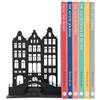 Balvi Fermalibri Amsterdam Colore nero Resistente e antiscivolo Metallo