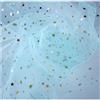 Hrlace Tessuto in tulle, 5 m, larghezza 150 cm, con brillantini, in tulle, per lavori fai da te, tutù, gonne, matrimoni, feste, celeste, 500 x 150 cm