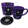 Pyramid International Set regalo mercoledì con tazza e sottobicchiere in scatola regalo di presentazione (design Nightshades and Ravens), tazza in ceramica da 325 ml, prodotto ufficiale