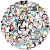 Zhlearda Pinguino Adesivi, 100 PCS Impermeabile Vinile Stickers, Animali Adesivi Bambini, Stickers Aesthetic, Adesivi Moto, Idea Regalo Sticker, Carini Pinguini Adesivi Scrapbooking per DIY Skateboard Bagagli