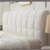 TLMQYXZE Copri Testata Letto Matrimoniale/Singolo Imbottito Premium,Copri Testiera Letto Universale,Copritestiera Letto Velluto Fodera Elastica Protezione Addensare Anti-Graffio ( Color : Beige , Size : 180cm(
