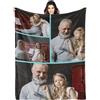 LZXSXZ Coperta personalizzata con foto, coperta in pile personalizzata per coppie, regalo con immagine personalizzata (dimensioni opzionali)