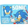 CARTOON Tovaglietta per bambini Sonic 46 x 32 cm tovaglietta da colazione in misto cotone, lavabile e resistente al calore