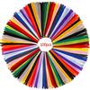 kidsnado RZKJ-SHOP Cerniere a Spirale in Nylon Cucito Artigianale, Cerniere Lampo Bobina Multicolore Chiusure 100 Pezzi/30cm per DIY Vestiti Borsa Astuccio Federa (20 Colori)