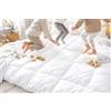 Merino Wool Just Contempo - Piumone in pura lana naturale, con cotone, 10,5 tog, 500 g/m², per letto matrimoniale (200 x 200 cm)