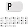 Design Letters Porta Pranzo | Regali Natale Donna, Regalo Uomo | Contenitori Ermetici per Alimenti | Lunch Box Bambini e Adulti | Usalo Boite a Gouter, Schiscetta Pranzo | Porta Pranzo da Ufficio | P