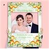 Social Crazy CORNICE WEDDING PERSONALIZZABILE CON NOMI E DATA - VARI MODELLI E COLORI - IN POLIONDA (plastica alveolare) CON STAMPA AD ALTA QUALITÁ (P)