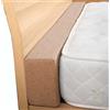 UWOBTN Letto Gap Filler Cuscino, Materasso Gap Foam Filler,Connettore per Letto Doppio/Materasso, Cuscino Testiera Lungo ，Chiudere Lo Spazio tra Materasso e Testiera o Parete(#8,160x10x20cm/63x4x8in)