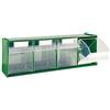 Mobil Plastic Cassettiera Mobil Plastic Modello 'Madia 4' - 4 Cassetti - Verde