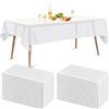 RNGWAPER Tovaglia Usa e Getta 20 pezzi, 150 x 240 cm Tovaglie Bianche Impermeabile Tovaglia Monouso Rettangolare Tovaglia per Tavolo da Buffet, Feste, Cena, Matrimonio, Anniversario e Altro