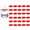 MaoNativey 30 Pezzi Candele Galleggianti Non Profumate Candele Senza Gocciolamento, Candele Tealight per la Casa, Adatte Feste di Matrimonio Piscina Spa San Valentine Vasca da Bagno