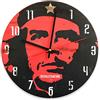Fitwish Orologio da parete vintage in MDF stampa Che Guevara,diametro 30cm,stile shabby chic per decorare casa in maniera originale,ideale per tutti gli ambienti della casa. (Revolution Time)