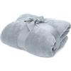Lumaland Coperta accogliente 150x200cm in 100% pile di corallo | Coperta da divano calda e traspirante in fibre particolarmente morbide per rilassarsi in casa o all'aperto