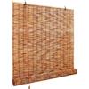 KOKANIGODVA Tende Avvolgibili Reeds 80x200cm Tapparella da Canna Esterno,Tende A Rullo Bambù Naturale Con Sollevatore,Protezione Solare/Privacy/UV/Termiche Isolantee,per finestre e porte,