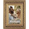 Victor cornice portafoto "Leonardo" marrone 10x15 cm - stile barocco - cornice antica - vetro acrilico infrangibile - fabbricata in Europa