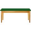 IlGruppone Salvatavolo Colore Verde Copritavolo da Poker Sottotovaglia AntiGraffio Mollettone - Verde - Rettangolare 135x220 cm