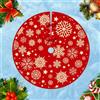 JAADU Gonna per Albero di Natale,36 inches / 90 cm Decorazioni Natalizie, Tappeto Albero di Natale Gonna Base Tappetino Copertura per Decorazione Capodanno Casa Festa Forniture