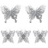 YLMYOLEMEI 16 Pezzi Decorazione Natalizia a Forma di Farfalla, Clip per Albero di Natale, Ornamento della Farfalla per Decorazioni Natalizie