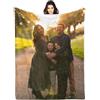 LZXSXZ Coperta Personalizzata, Coperte Personalizzate con Testo Immagine Coperta da Tiro, Coperta in Pile con Foto Personalizzata, Regali Souvenir di Compleanno, Regalo con Immagini Personalizzate