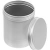 OSALADI Barattolo in alluminio da 500 ml con coperchio ermetico, multifunzionale, organizer per tè sfuso, caffè e spezie, adatto per cucina e dispensa