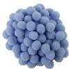 AERZETIX - C60474 - Set di 100 pompon Ø13mm - colore blu bambino - in tessile - ghirlande personalizzazione hobby creativo merceria decorazione cucito abbigliamento ricamo