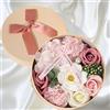 QSLKI Fiori Di Sapone Scatola, Flores Falsas, Regalo Di Fiori Di Sapone Di Rosa Artificiale, Scatola Regalo Di Fiori In Sapone Fiore Di Bagno Rosa, Per Festa Della Mamma, Donna, Fidanzata (polvere)