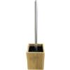 Bagnoxx Scopino per WC, scopino per WC con supporto in bambů Marrone 10cm Durchmesser, 37cm Höhe