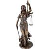 Veronese by Joh. Vogler GmbH Veronese 708-7524 - Figurina Justitia in bronzo scolpito, Dei romani, 34 cm