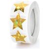 Dylxingtu 500 adesivi a forma di stella, con brillantini, per 25 mm, per scrapbooking, biglietti di auguri, regali, fai da te e decorazioni natalizie