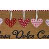 IlGruppone Zerbino Ingresso Casa in Fibra di Cocco con Base in PVC Antiscivolo Misura Rettangolare 75 x 45 Cm Realizzato A Mano Tappeto AsciugaPassi Idea Regalo - CasaDolcecasa