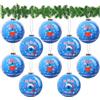 Disney Stitch Palline di Natale, 10 Pacco Divertente Addobbi Natalizi per Albero
