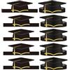 Generico Cappelli cartacei di laurea per i bambini,Fasce per Capelli 2026 Congratulazioni | Cappelli laurea congratulazioni in carta,Per Cerimonia Scolastica, Festa, Celebrazione E Cabina Fotografica