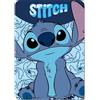 ILS I LOVE SHOPPING Coperta Plaid Divano Morbida e Calda 100x140cm letto singolo per Bambini Pile con stampa STITCH