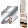 JMITHA Specchio da Parete 2mm Acrilico Specchi Adesivi da Parete Specchi Decorativi da Parete Fai da Te Specchio Adesivo per Armadio, Letto, Soggiorno