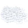 BUYGOO 100pz Cabochon Cupola Vetro Trasparente Con Schienale Piatto 25mm, Rotondo Ciottoli Decorativi Pietre per Foto Gioielli Ciondolo Artigianali