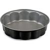 Guardini, Tortiera fiorella Ø 26 cm, Acciaio con rivestimento antiaderente, Nero e Grigio, Made in Italy, Linea Happy Hour