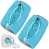 EEPLUYTY Sacchetti Per Lavare Scarpe In Lavatrice, Sacchetto Per Il Lavaggio A Cerniera, Adatto a Tutte Le Taglie, Protegge Le Scarpe (blu, 2)